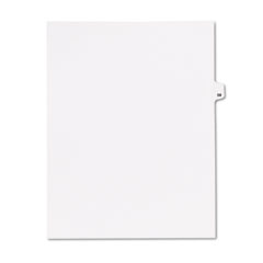 Kleer-Fax&reg; 80000 Series Numerical Side Tab Legal Index Divider