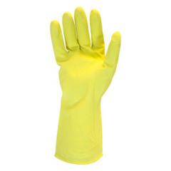SFZGRFY-LG-1C - Safety Zone Flock Lined Latex Gloves - 10 Dozen per Case