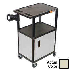 LUXLE42C-P - LuxorEndura Video Equipment Table with Cabinet