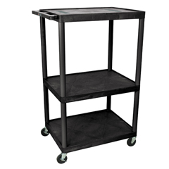 LUXLP54 - Luxor54 Plastic Shelf Cart & Stand