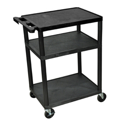 LUXLP34 - Luxor34 Plastic Shelf Cart & Stand