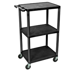 LUXLP42 - Luxor42 Plastic Shelf Cart & Stand
