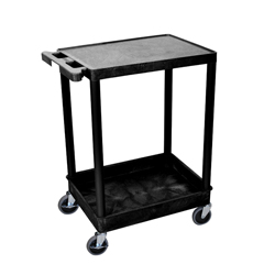 LUXTC21-B - LuxorTwo-Shelf Tub Cart
