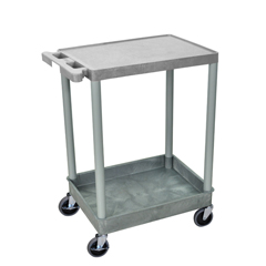 LUXSTC21-G - LuxorTwo-Shelf Tub Cart