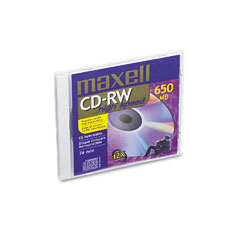 Maxell&reg; CD-RW Rewritable Disc