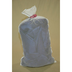 MAYL536RC-W - MaybeckPolyester Mesh Laundry Bag with Rubber Closure