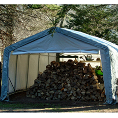 MDM82003 - Rhino ShelterInstant Storage Shed 12x12x8 - Green