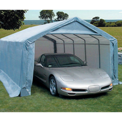 MDM84801 - Rhino ShelterInstant Garage House Style 12x20x8 - Grey