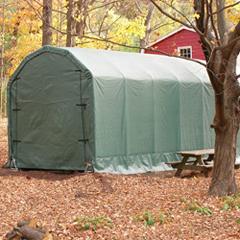 MDMBARN122012GR - Rhino ShelterSmall Barn Style 12W x 20H x 12L - Green