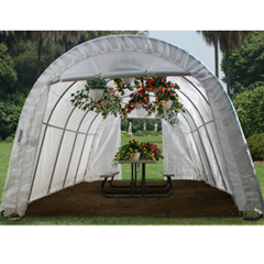 MDMGRN12208R - Rhino ShelterInstant Greenhouse 12W x 20L x 8H Round Style