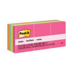 Post-it� Neon Color Note Pads