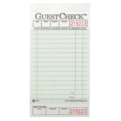 GuestChecks&trade; Restaurant Guest Check Pads