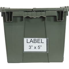 3 x 5 Inch Clear Label Holders