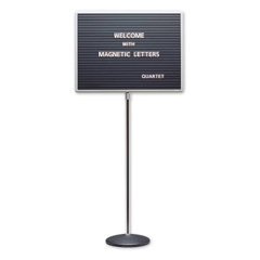 QRT7920M - Quartet&reg; Adjustable Single-Pedestal Magnetic Letter Board