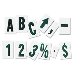 Quartet® Magnetic Black-on-White Numbers