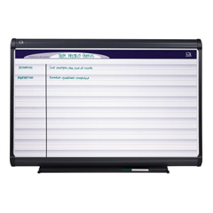 Quartet® Prestige Plus™ Magnetic Porcelain Planning System with Horizontal Lines