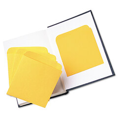 Library Book Card Pockets with Ungummed Backs