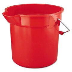 RCP2614RED - Rubbermaid Commercial Brute&reg; Plastic Round Bucket
