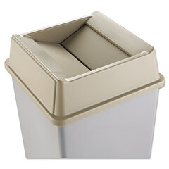 RCP2664BEI - Rubbermaid CommercialUntouchable&reg; Square Lids for Square Top Containers