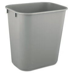 RCP2955GRA - Rubbermaid Commercial Soft Molded Plastic Wastebaskets