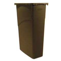 RCP3540BRO - Rubbermaid Commercial Slim Jim&reg; Rectangular Waste Containers