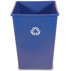 RCP3959-73 - Rubbermaid Commercial50-Gallon High-Volume Square Station Recycling Container