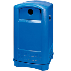 RCP3968-73BLU - Rubbermaid CommercialPlaza&reg; Bottle & Can Recycling Container
