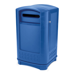 RCP3969-73BLU - Rubbermaid CommercialPlaza&reg; Paper Recycling Container