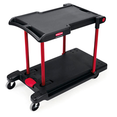 RCP4300BLA - Rubbermaid CommercialConvertible Utility Cart
