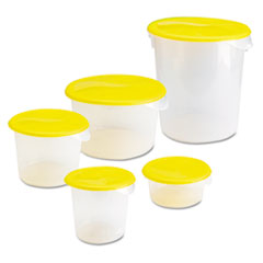 Round Storage Containers and Lids