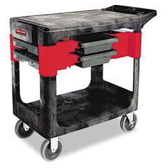 RCP6180BLA - Rubbermaid Commercial Trades Cart