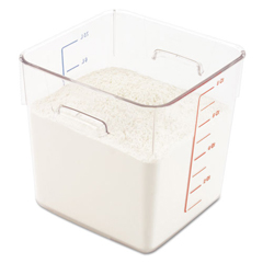 RCP6308CLE - Rubbermaid Commercial 8-3/4 x 8-5/16 Square Space-Saving Containers and Lids