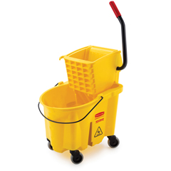 RCP7480-18 YEL - Rubbermaid Commercial WaveBrake&reg; Side Press Combo Mopping System