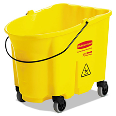 RCP757088YEL - Rubbermaid Commercial WaveBrake&reg; Bucket with Caster Kit