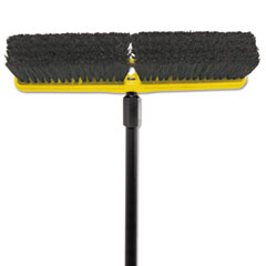 RCP9B07BLA - Rubbermaid Commercial Black Tampico Floor Sweep