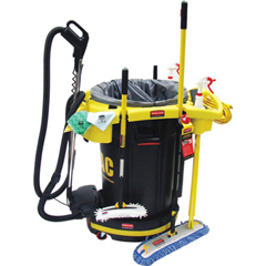 DVAC 1-Pass Cleaning Solution Power Nozzle with Deluxe Rim Caddy