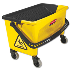 RCPQ90088 - Rubbermaid Commercial Press Wring Microfiber Mop Bucket