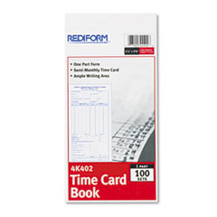 Buy Semi-Monthly Employee Time Card