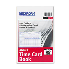 Buy Rediform� Weekly Employee Time Card, Monday-Sunday