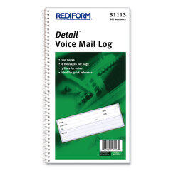 Buy Detail Voice Mail Wirebound Log Book