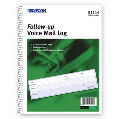 Buy Follow-Up Voice Mail Wirebound Log Book