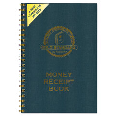 Buy Gold Standard Carbonless Money Receipt Book, Four Receipts per Page