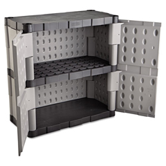 Two-Shelf, Heavy-Duty Storage Cabinet