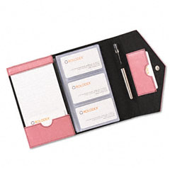 ROL1734452 - Rolodex&trade; Resilient Pink Business Card Book