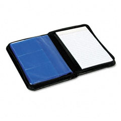ROL66490 - Rolodex&trade; Faux Leather Business Card Book with Zipper