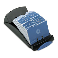 ROL67186 - Rolodex&trade; Open Tray Business Card File