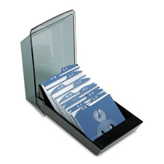 Rolodex™ Covered Tray Business Card File
