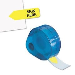 Removable/Reusable Printed Message Arrow Flags in Refillable Dispenser, Refills