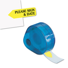 Buy Removable/Reusable Printed Message Arrow Flags in Refillable Dispenser, Refills
