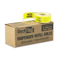 Buy Removable/Reusable Printed Message Arrow Flags in Refillable Dispenser, Refills